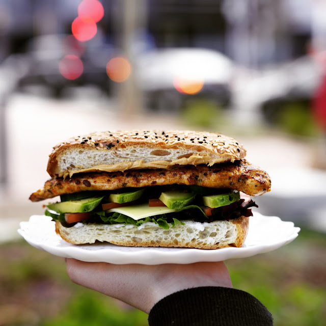 Halloumi Salad Sandwich